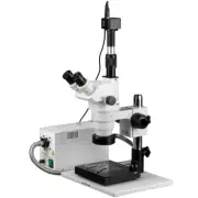 AmScope 3.35X-90X Industrial Inspection Stereo Microscope + 5MP Digital Camera