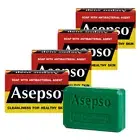 4X80G Asepso Bar Soap Original Antibacterial Agent Healthy Skin Acne body wash