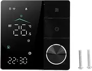 Smart Thermostat, WiFi Water Heating Temperature Controller with Capacitive Touch and Voice APP Control, Programmable Heating Thermostat AC95‑240V