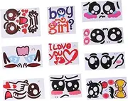 Vaguelly 10pcs Facial Baby Stickers Scrapbook Maternity Week Stickers Pregnant Woman Sticker Pregnant Stickers for Belly Pregnant Belly Sticker Scrap Book Stickers Miss Photo Belly Stickers