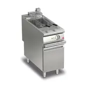 Baron 22L Single Basin Electric Deep Fryer - Commercial Deep Fryers (SI-Q90FRI/E422) - Q90FRI/E422-SI