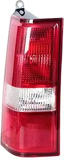 Tail Light Cover GM2800214，Compatible For Chevrolet Express/GMC Savana 2003-2019 Rear Turn Signal Reverse Warning Light Cover Without Bulb(Left)