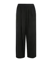 Maria Calderara Pinstripe Wide Leg Pants 2,3,4 black