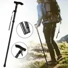 Lightweight Easy Folding Aluminium Walking Stick Cane, Height Adjustable❀ O8Q9