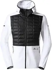 [THE NORTH FACE] Mens Black/White Lab Hybrid Thermoball Hooded Jacket XL Black/White