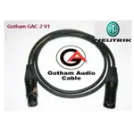 瑞士GOTHAM GAC-2 V1 + NEUTRIK XLR 平衡式麥克風訊號線