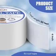 NetLea RV Roof Tape 6 Inch,UV Resistant & Waterproof RV Sealant Tape for RV R...