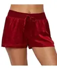 PJ Harlow Womens Mikey Blush Bottoms Shorts Size XS NWT Lounge Shorts Satin Red