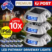 10x Solar Driveway Lights Deck Pathway Lights Solar Dock LED Light Safety Light