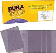 Dura-Gold Premium 100 Grit 1/4 Sheet Size Purple Ceramic Mesh Sandpaper, Box of 16-4.5" x 5.5" Dustless Hook & Loop Backing, Palm Sanders, Sanding Blocks - Long-Lasting Fast Cut - Woodworking, Auto