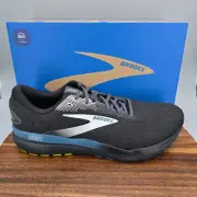 Brooks Ghost 16 Shoes Men's 14 D Black Training Gym Running Athletic Sneakers
