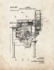 Machine for Loading Pineapple Slices Patent Print Old Look