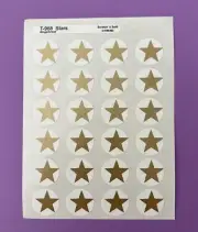 Vintage Trend Scratch ‘n Sniff Gingerbread Stars Sticker Sheet