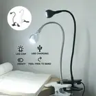 Reading Light Flexible Height Adjustable Uniform Light Table Clip Lamp Led