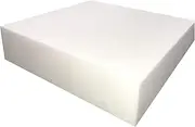 FoamTouch Upholstery Foam Cushion High Density, 5" H X 24" W X 24" L, White