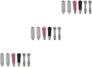 Veemoon 3sets Stainless Steel Pet Grooming Scissors Tail Nails Easy Install Pet Nail Decorations 6pcs*3 Random Color