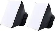 LALAFINA 2pcs Box Camera Diffuser Softbox Flash Diffuser for DSLR Softens Shadows Provides Even Illumination Compatible with Market Flash Units