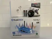 2025 SUPERBOX S6MAX BUNDLE BLUETOOTH HEADPHONE USB CHARGER BATTERIES ANDROID 12