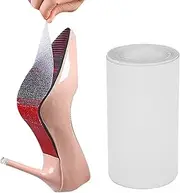 [Tissting] Self-Adhesive Sole Protector Roll With Anti-Slip Lattice Texture, Crystal Clear Sticker for High Heels Outdoors (2m)