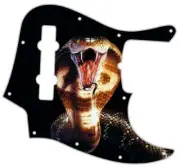 J BASS 5 STRING Graphic Pickguard to fit Fender Bass Guitar Cobra 1