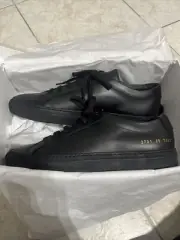 Women By Common Projects Original Low Achilles Black Size 39 Authentic 9 Us