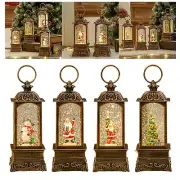 Christmas Snow Globe Christmas Gift Xmas Ornament for Bookcase Festival