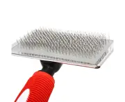 Pet Steel Needle Dematting Tool Knot Comb Grooming Tool For Dog Cat(Red Xl)