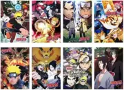 Kartmen Naruto Posters Anime Poster Art Prints Wall Decor,Set Of 8 PCS 12” X 18