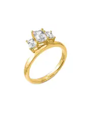 14K 1.00 ct. tw. Lab-Grown Diamond 3-Stone Ring