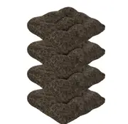 Delta Outdoor Chair Seat Cushion - Black Floral (Set of 4)