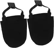 KITANDOVE 1 Pair Bowling Shoe Sliders Wear Resistant Covers for Enhanced Performance Bowling Practice Portable Non Slip Cloth and Flannelette Design Suitable for Shoe
