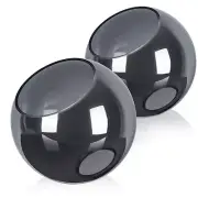 Lighting Fixture Replacement Globes Top Opening Smokey Black Glass Lamp Shade...