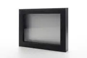 Black 16x20 Wood Shadow Box With Silver Acid-Free Backing 11/16 Usable Depth