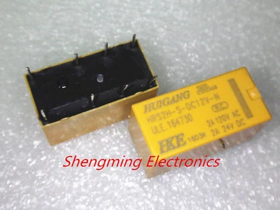10pcs 8pins 12V HRS2H-S-DC12V-N 2A 120VAC/24VDC HUIGANG Relays