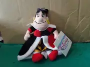 NWT Disney Alice in Wonderland Queen of Hearts 8" Bean Bag Plush
