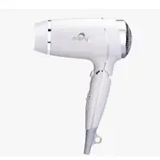 Dolphy 1800W Wall Mounted Hair Dryer - Hot & Cold Settings, Low Noise, Auto-Off Micro Switch, ABS Build - White Bathroom Hairdryer for Hotels & Homes