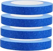 BELLIFFY 4 Rolls Spray Paint Masking Tape Blue Tape Auto Paint Tape Fine Line Tape Model Masking Tape Auto Masking Tape Car Masking Tape Fine Line Masking Tape Automotive Tape Crepe Paper