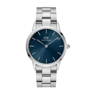 【Daniel Wellington】DW 手錶 Iconic Link Arctic 36mm/40ｍｍ極光藍精鋼錶(DW00100458)