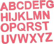 26pcs Letter Refrigerator Magnet Number Pen Flash Refrigerator Magnets Letter Map for Magnetic Letters Stickers Holder Marker Sign Puzzle Alphabet Board Red