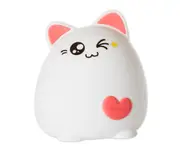 D56 Hand Pat Light Cartoon Cat Silicone Night Light Bedside Light Colorful Color Changing Light Bedroom Decoration Light Gift LED