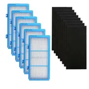 6 Pcs HEPA Filters + 8 Pcs Pre Filter for Holmes Aer1 Series Total Air Filter