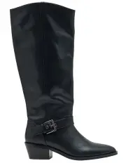 [Oxford] Palmero Cuban Heel Boots in Black