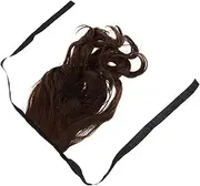 BELLIFFY Ponytail Wig Hair Wig Fake Ponytail Human Hair Clip in Ponytail Clip Ponytail Extension Ponytail Holders Human Hair Ponytail Extension Long Ponytail High Temperature Wire Black