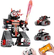 Educational 3-in-1 Robot Building Set with Remote/App Control – Perfect Gift!