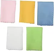 ERINGOGO 1Set Random Color Cleaning Cloths for Musical Instruments Soft Polishing Cloths for Piano Guitar and More Efficiently Removes Dust Dirt and Grease Marks