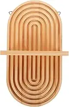 DIYEAH Boho Wall Bookshelf Single Floating Shelf for Living Room Bedroom Bathroom Decorative Wall Storage Stylish Home Decor