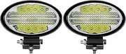 Indicator LED Work Light Bar 5.5inch Car Spotlight Flood Diode Fog Lights LED Headlights 12-24V Car Rear Light Assemblies(White 2PCS)