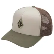 Volcom Men's Full Stone Cheese Hat Dark Earth Snapback Hat (DKE)