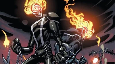 Ghost Rider Robbie Reyes Marvel Metal Art Print Comics Poster 8in x 12in Lot Up