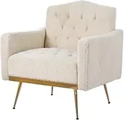 Armchair Lounge Chair Armchairs Accent Tub Chairs Sherpa Boucle Beige
